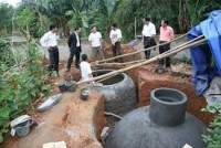 Report on the construction and installation of biogas plant in 2015 in Ha Tinh province