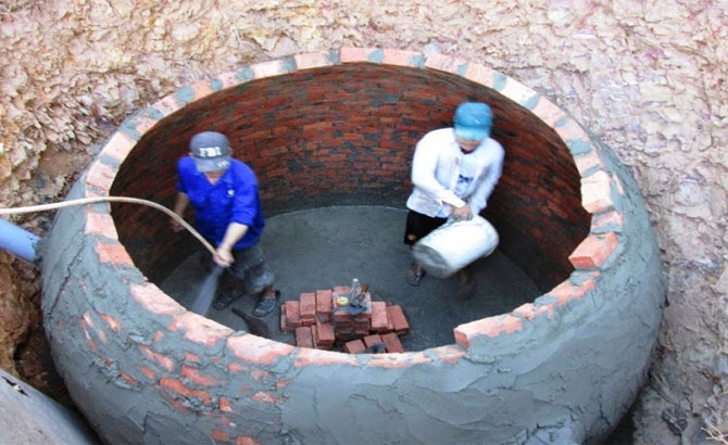 Yên Dũng: Đã hoàn thiện 200 hầm khí biogas