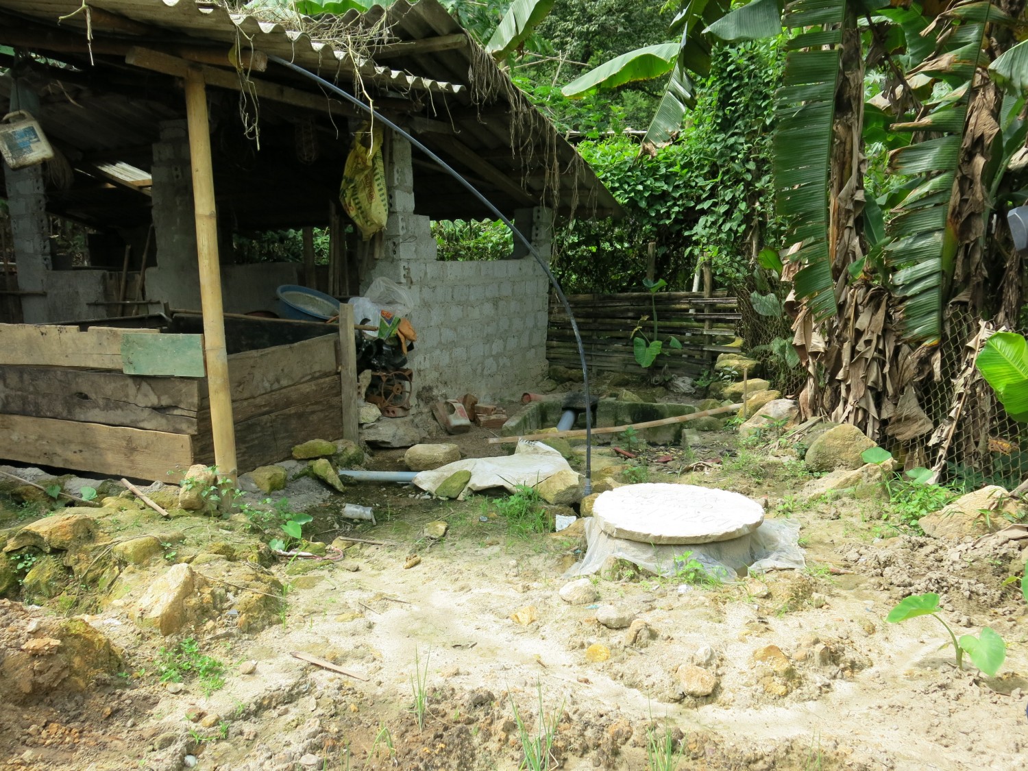 Bể Biogas được lắp đặt tại xã Nậm Cang huyện Sa Pa